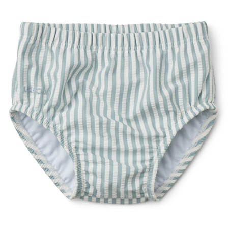 Liewood® Anthony Baby Swim Pants Stripe Sea Blue/White 56/62