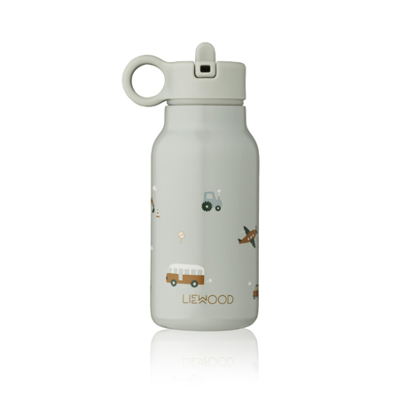 Picture of Liewood® Falk water bottle Falk Vehicles/Dove Blue Mix 250ml