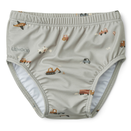 Picture of Liewood® Anthony Baby Swim Pants Vehicles/Dove Blue Mix 
