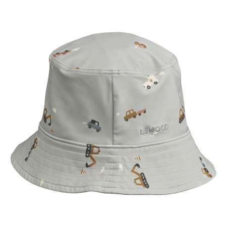 Picture of Liewood® Matty Sun Hat Vehicles/Dove Blue Mix