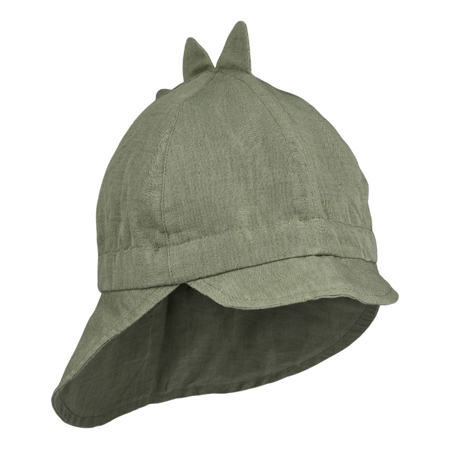 Picture of Liewood® Gorm Linen Sun Hat Dino Faune Green