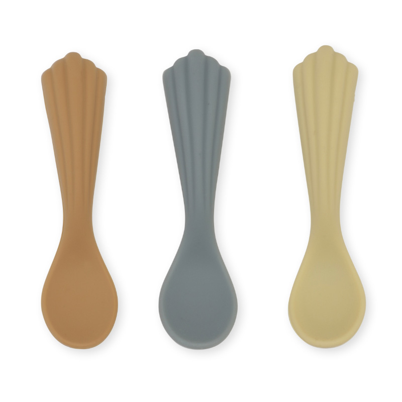 Picture of Konges Sløjd® Spoons Silicone 3 pack Beach Blue