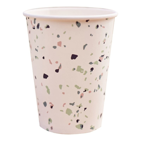 Ginger Ray® Paper Cups Terrazzo Print