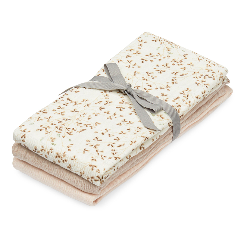 Picture of CamCam® Musling Cloth Mix Lierre, Almond, Hazel 3 pieces 70x70