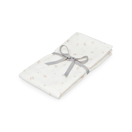 Picture of CamCam® Light Muslin Swaddle GOTS Poppies 120x120
