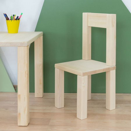 Picture of Benlemi® Children's Little Chair OPEE Natural