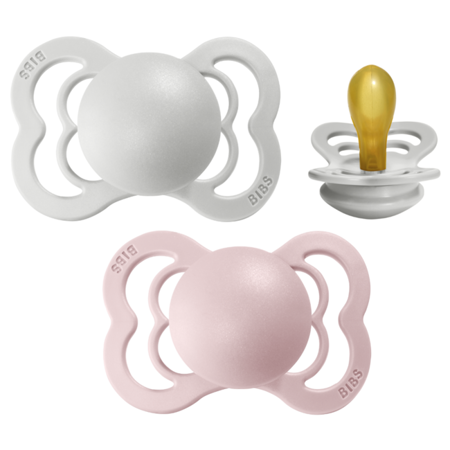 Picture of Bibs® Baby Pacifier Supreme Haze & Blossom Latex 1 (0-6m)