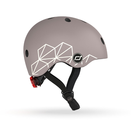 Scoot & Ride® Baby helmet XXS-S (45-51cm) Brown Lines