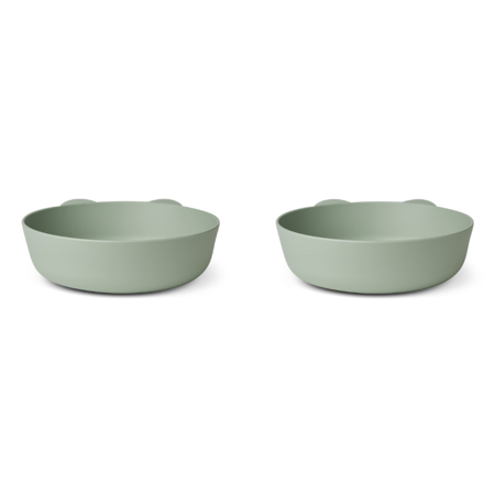 Liewood® Solina bowl 2-pack Rabbit Dusty Mint
