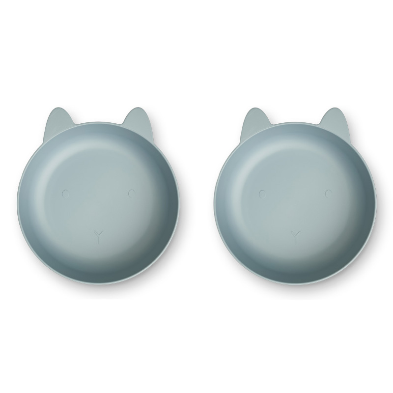 Picture of Liewood® Solina bowl 2-pack Rabbit Sea Blue
