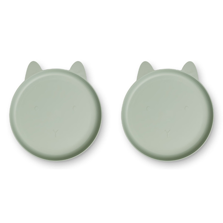 Picture of Liewood® Mae plate 2-pack Rabbit Dusty Mint