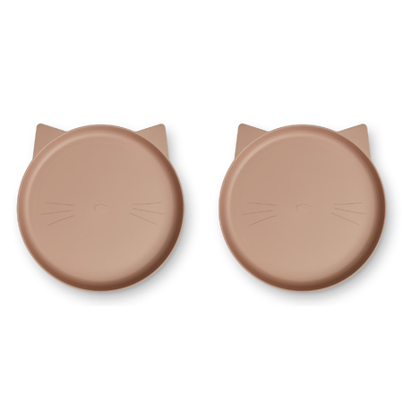 Picture of Liewood® Mae plate 2-pack Cat/Pale Tuscany