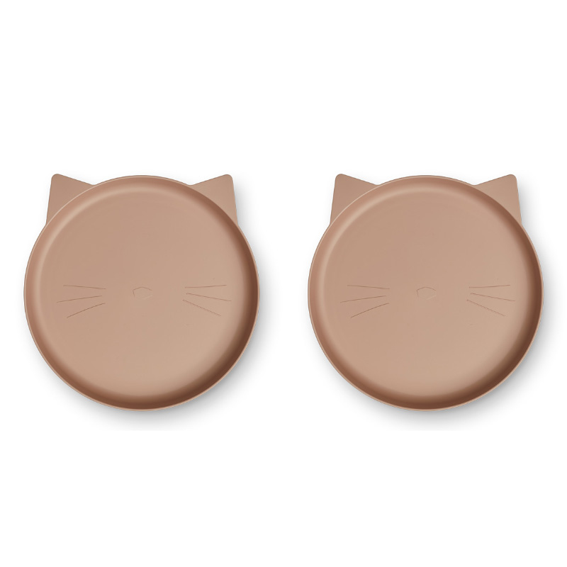 Picture of Liewood® Mae plate 2-pack Cat/Pale Tuscany
