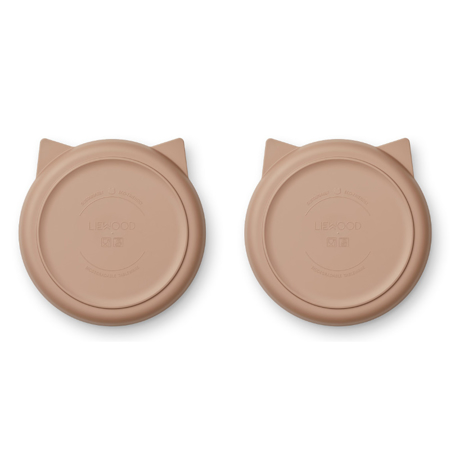 Liewood® Mae plate 2-pack Cat/Pale Tuscany