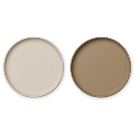 Picture of Liewood® Brandon plate 2-pack Sandy/Oat Mix