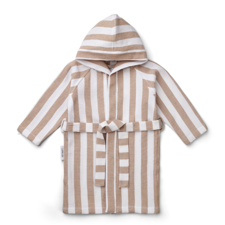 Liewood® Gray bathrobe Stripe Pale Tuscany/White 1/2Y