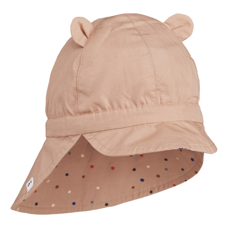 Picture of Liewood® Gorm reversible seersucker sun hat Confetti/Pale Tuscany Mix