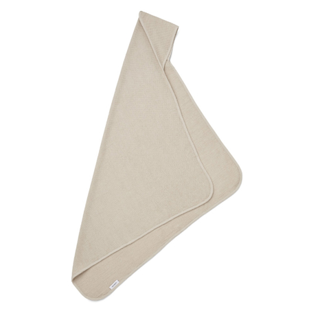 Liewood® Caro hooded towel Sandy 100x100