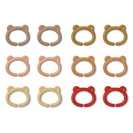 Picture of Liewood® Benedict multi ring 12-pack Rose Multi Mix