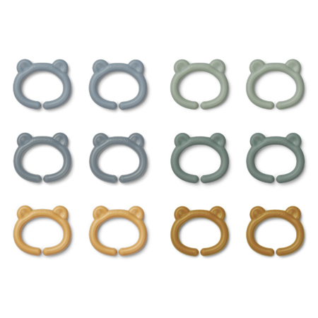 Picture of Liewood® Benedict multi ring 12-pack Blue Multi Mix