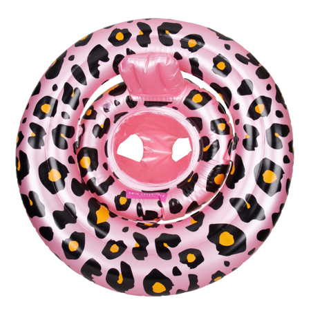 Swim Essentials® Baby Float Rose Gold Leopard (0-1 Y)