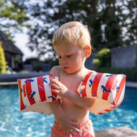 Picture of Swim Essentials® Swimming Armbands Red White Whale (0-2 Y)