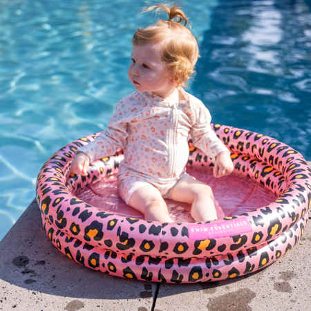 Swim Essentials® Swimming Pool Rose Gold Leopard 60cm