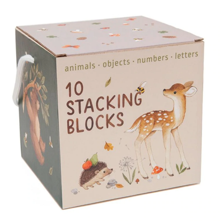 Petit Monkey® 10 Stacking blocks Wild Bear