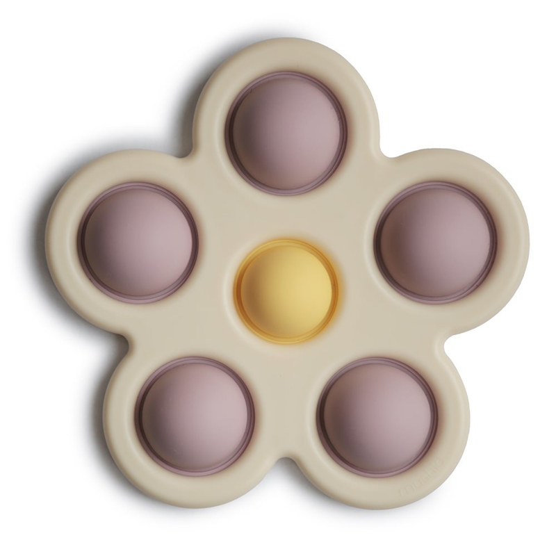 Picture of Mushie® Flower Press To Soft Lilac/Pale Daffodil/Ivory