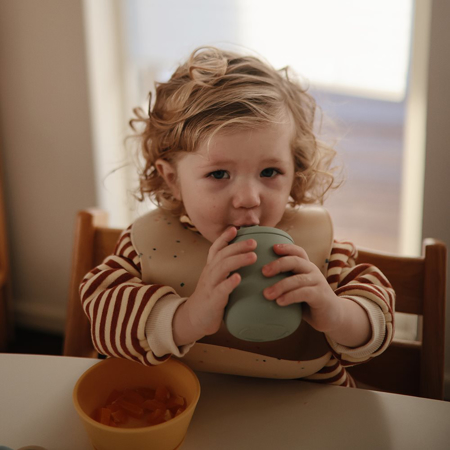Mushie® Silicone Sippy Cup Blush