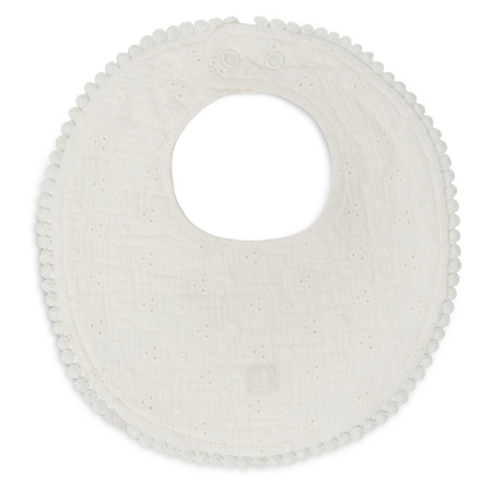 Picture of Jollein® Bib Round Embroidery Ivory