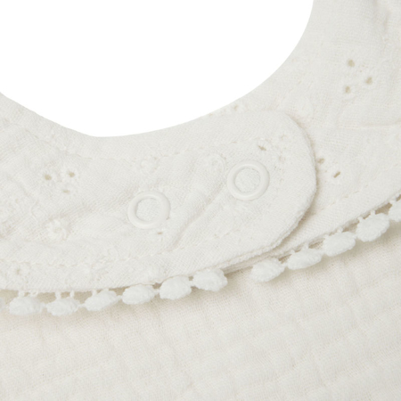 Picture of Jollein® Bib Round Embroidery Ivory