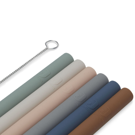 Picture of Jollein® Straws Silicone Multicolour 6 pcs.