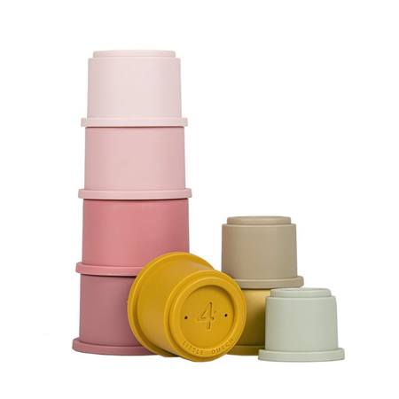 Picture of Little Dutch® Stacking Cups Pink