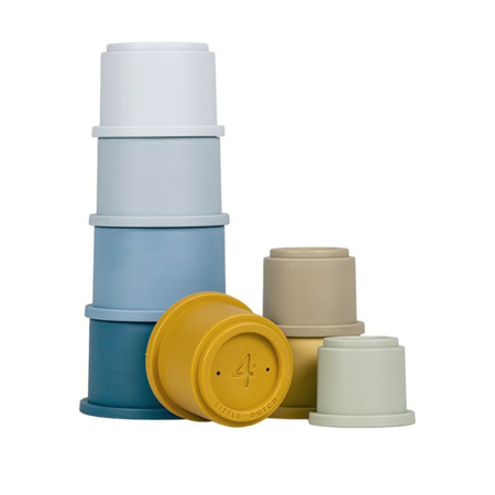 Picture of Little Dutch® Stacking Cups Blue