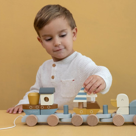 Picture of Little Dutch® Stacking Train Sailors Bay
