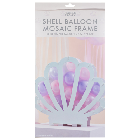 Picture of Ginger Ray® Shell Shaped Balloon Mosaic Stand Kit