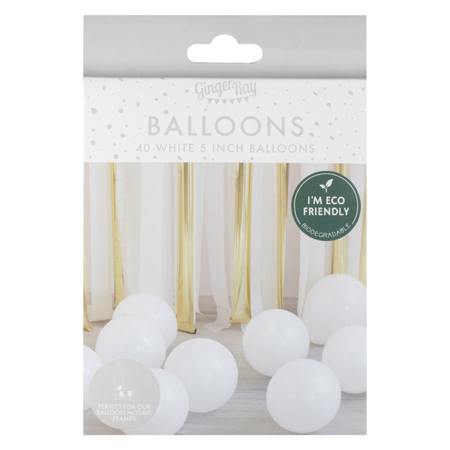 Picture of Ginger Ray® White Balloon Mosaic Balloon Pack