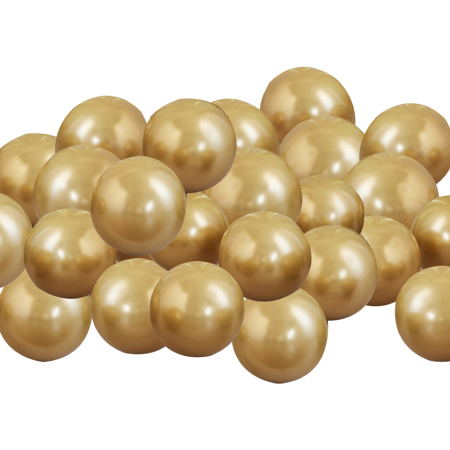 Picture of Ginger Ray® Gold Chrome Balloon Mosaic Balloon Pack