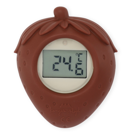 Konges Sløjd® Silicone bath termometer Strawberry Rosewood