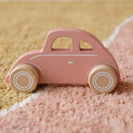 Little Dutch® Wooden Toy Car Pink