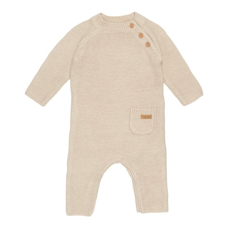 Picture of Little Dutch® Knitted one-piece suit Sand (50/56)