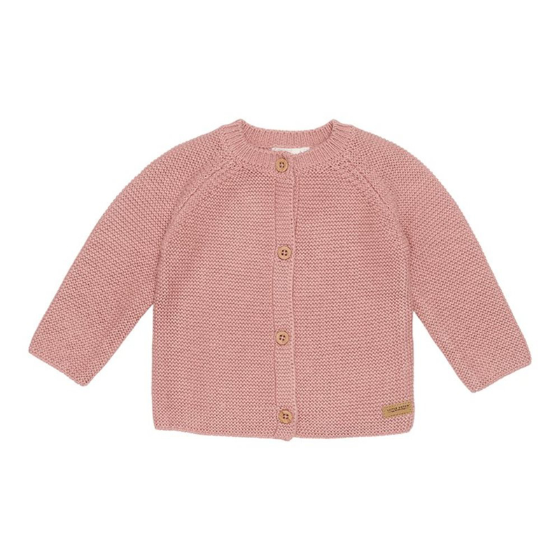 Picture of Little Dutch® Knitted cardigan Vintage Pink (68)