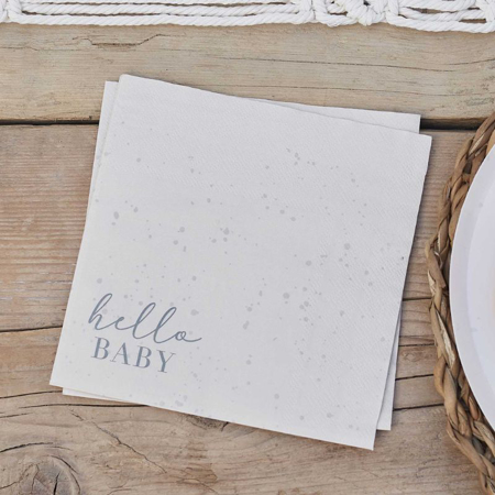 Picture of Ginger Ray® Paper Napkin Hello Baby