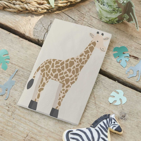 Picture of Ginger Ray® Paper Napkin Giraffe