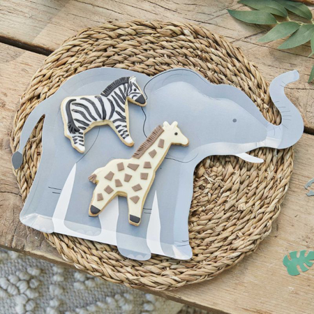 Picture of Ginger Ray® Paper plates Elephant 8 pcs.