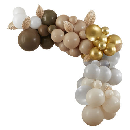 Picture of Ginger Ray® Taupe, Brown & Nude Balloon Arch Kit