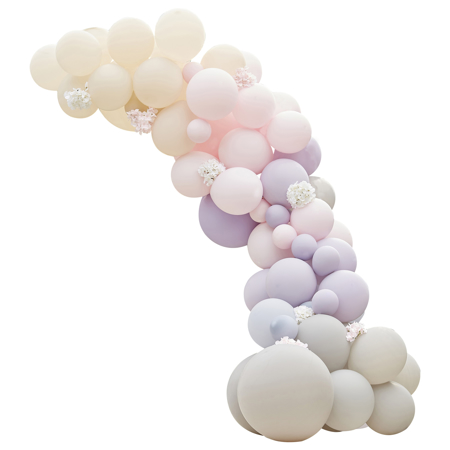 Picture of Ginger Ray® Balloon Arch Kit Luxe Pink, Lilac & Grey