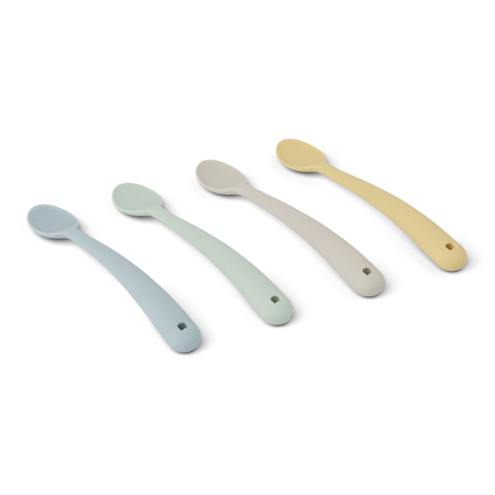 Picture of Liewood® Siv feeding spoon 4-pack Dusty Mint Multi Mix