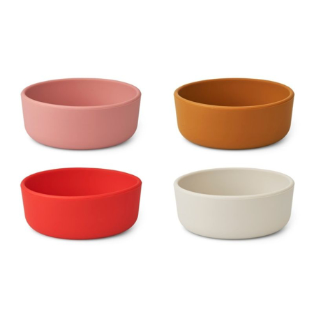 Picture of Liewood® Iggy silicone bowls 4 pack Dusty Raspberry Multi Mix